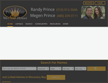 Tablet Screenshot of discoverybayrealestate.com